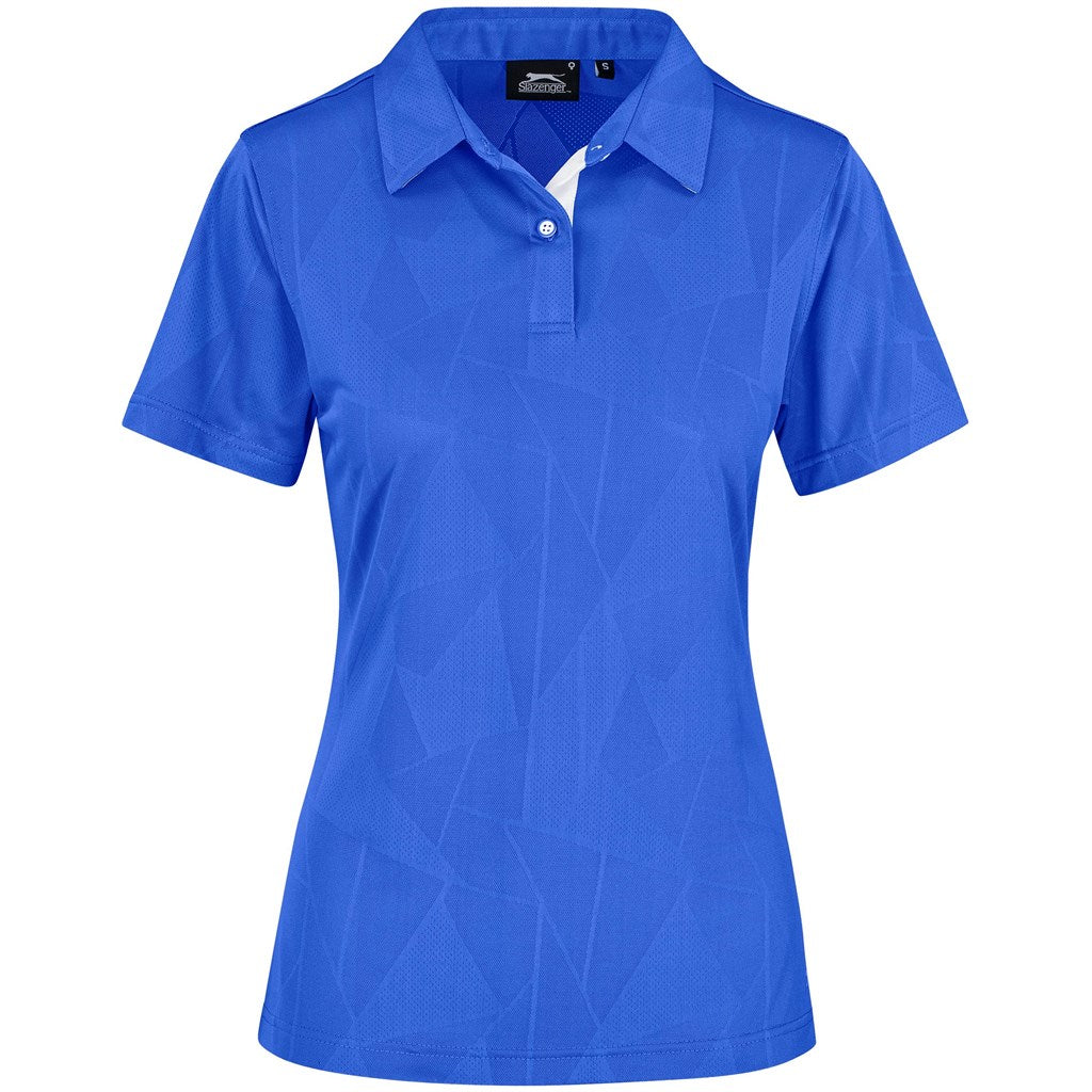 Ladies Motif Golf Shirt ROYAL BLUE
