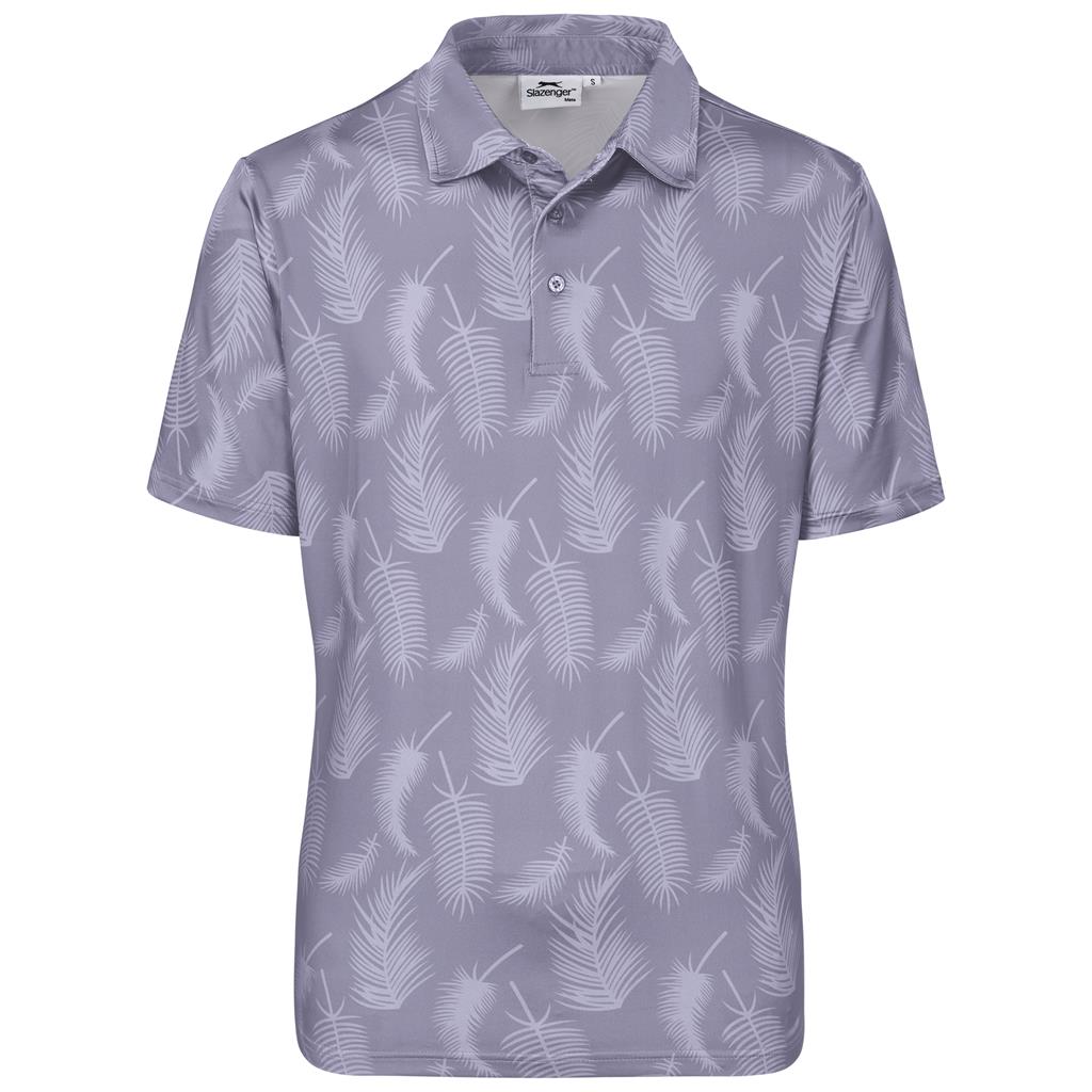 Mens Slazenger Monterey Golf Shirt Light Grey