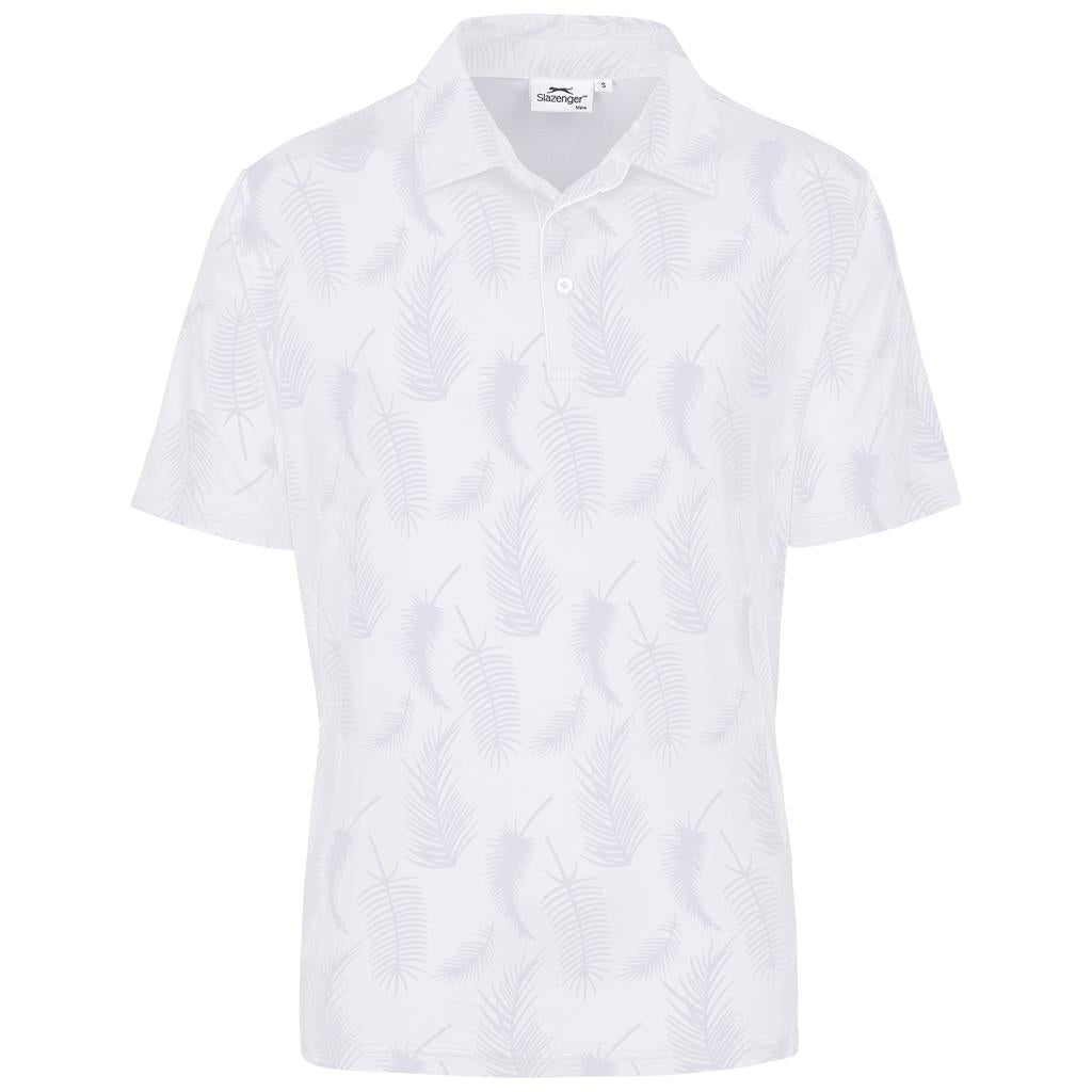Mens Slazenger Monterey Golf Shirt WHITE