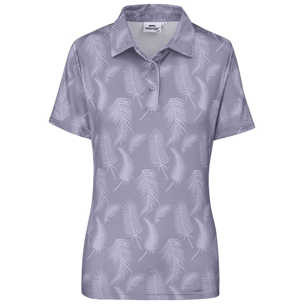 Ladies Slazenger Monterey Golf Shirt Light Grey
