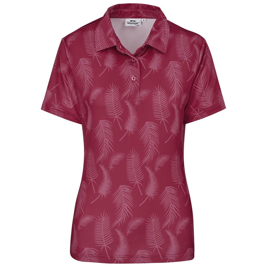 Ladies Slazenger Monterey Golf Shirt RED