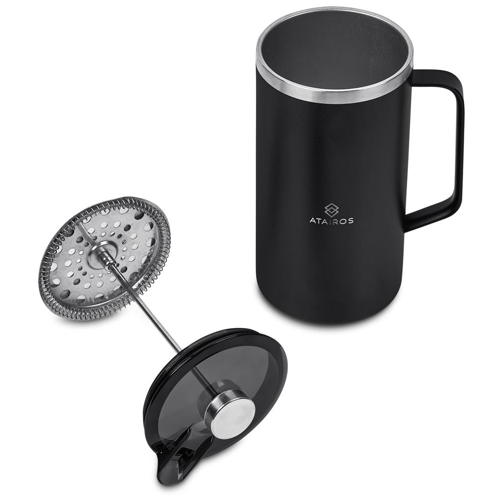 Alex Varga Rostov Stainless Steel Vacuum Coffee Plunger - 950ml Default Title BLACK