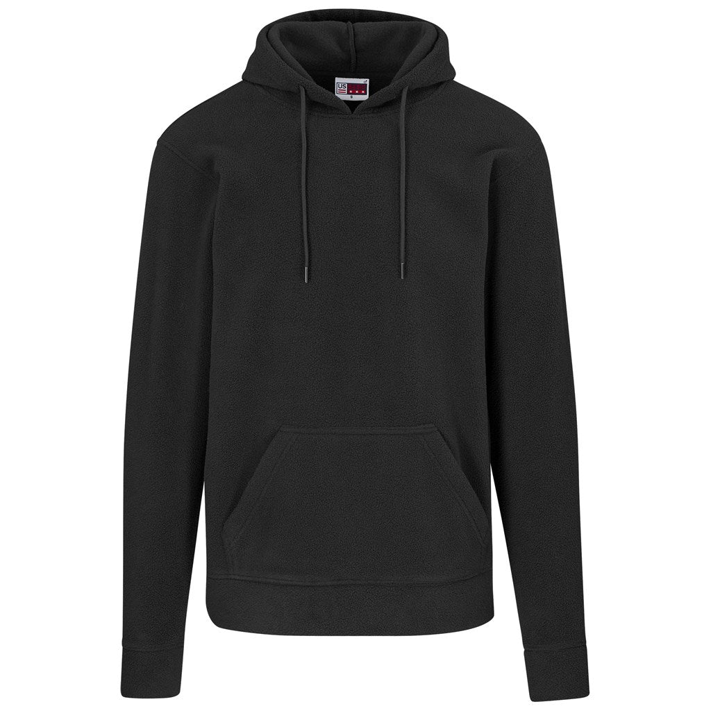 Mens Dawson Polar Fleece Hooded Sweater BLACK