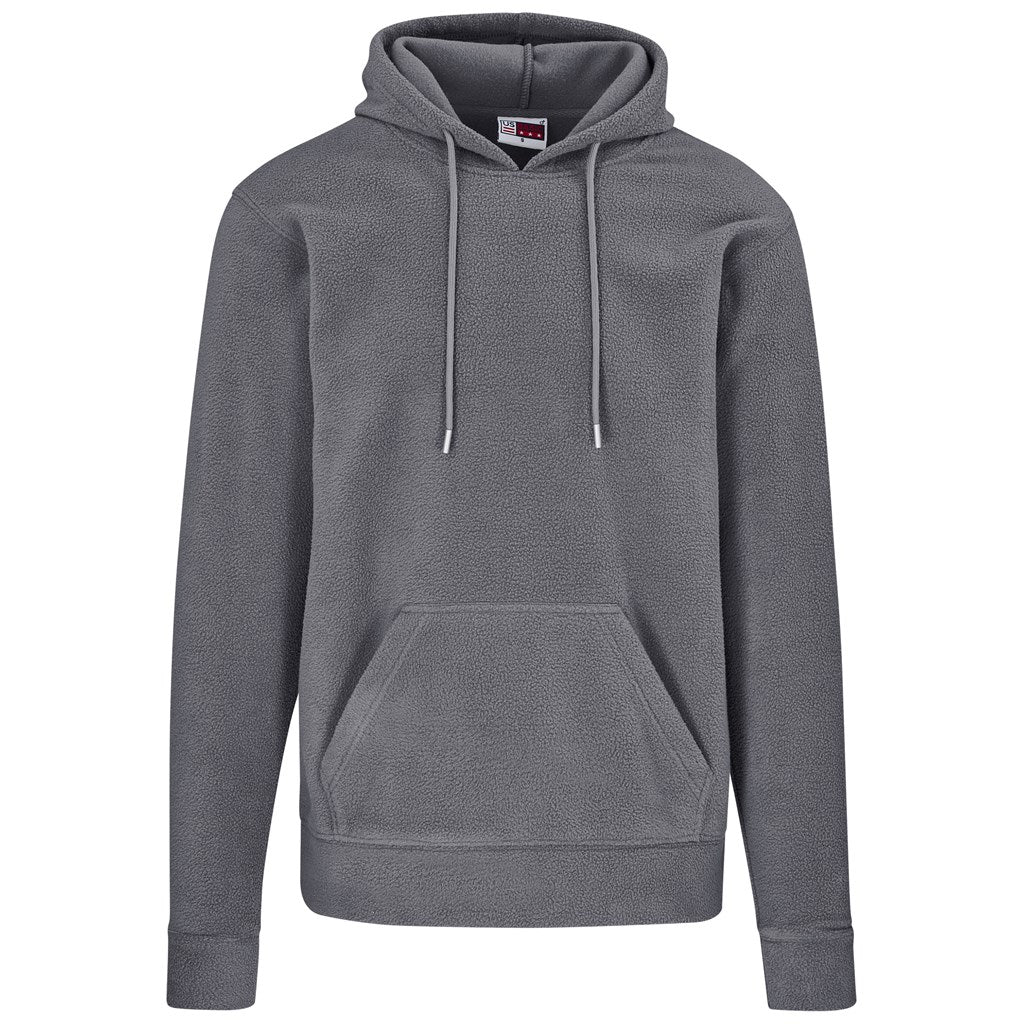 Mens Dawson Polar Fleece Hooded Sweater CHARCOAL