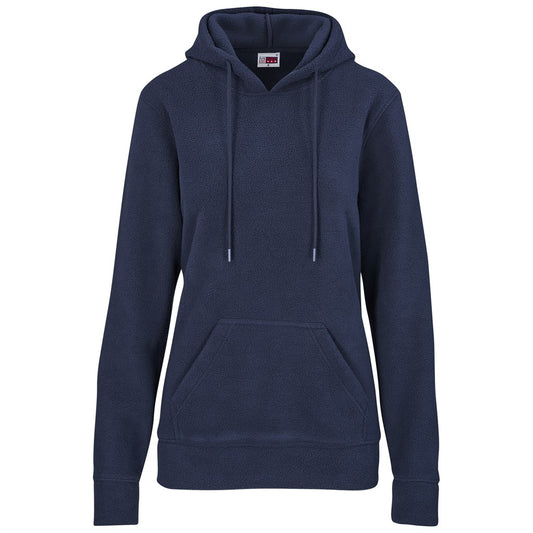Ladies Dawson Polar Fleece Hooded Sweater NAVY