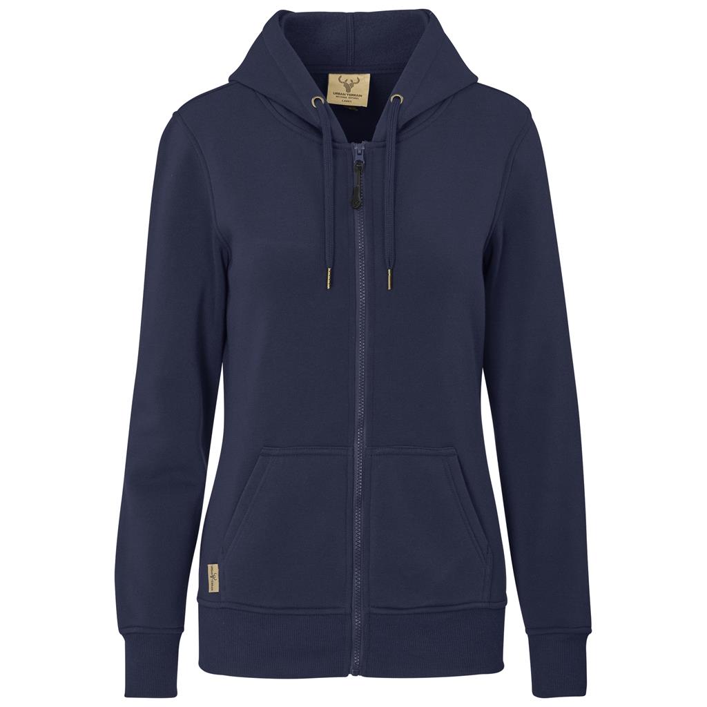 Ladies Rift Hooded Sweater NAVY