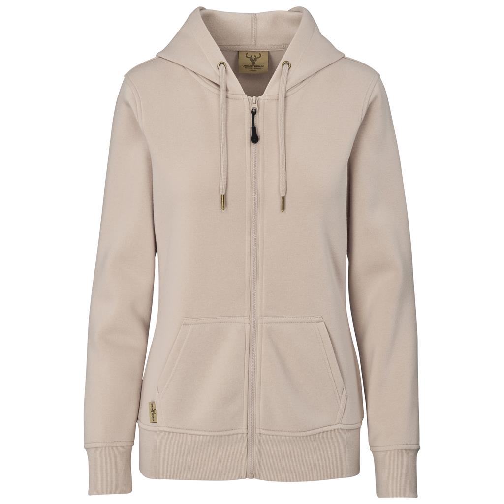 Ladies Rift Hooded Sweater STONE