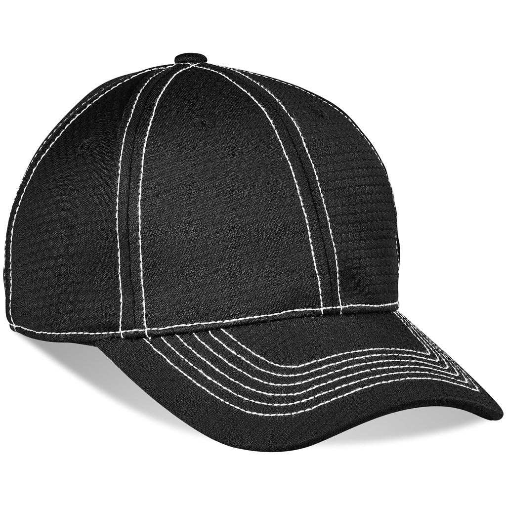 Augusta Fitted Cap - 6 Panel BLACK