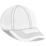 Augusta Fitted Cap - 6 Panel WHITE