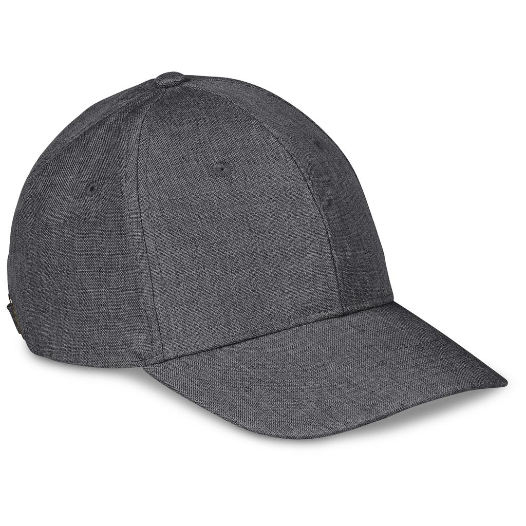 Austin Linen Cap - 6 Panel DARK GREY