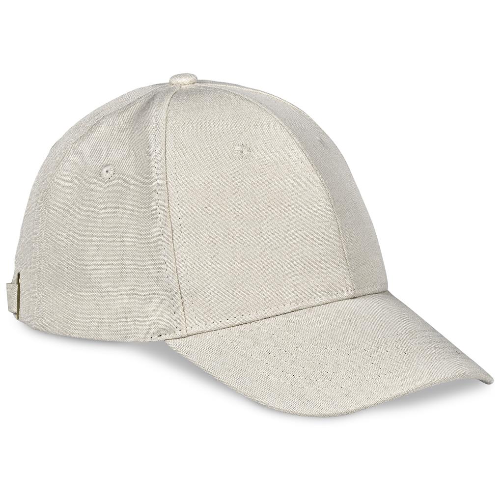 Austin Linen Cap - 6 Panel STONE
