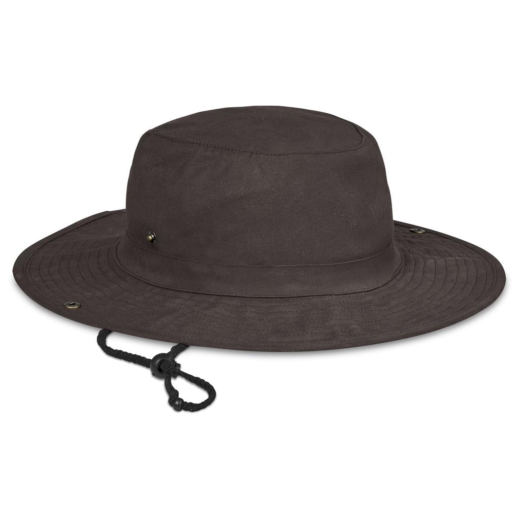 Somabula Oilskin Hat BROWN