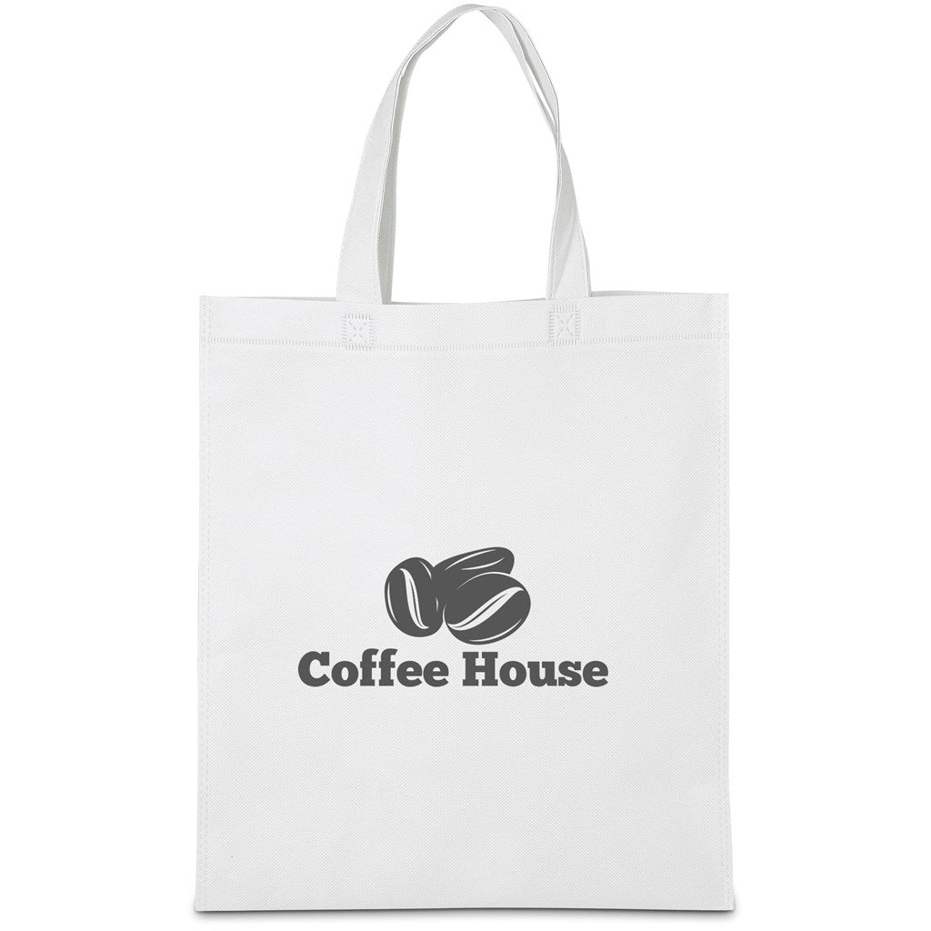 Altitude Budget Non-Woven Shopper SOLID WHITE