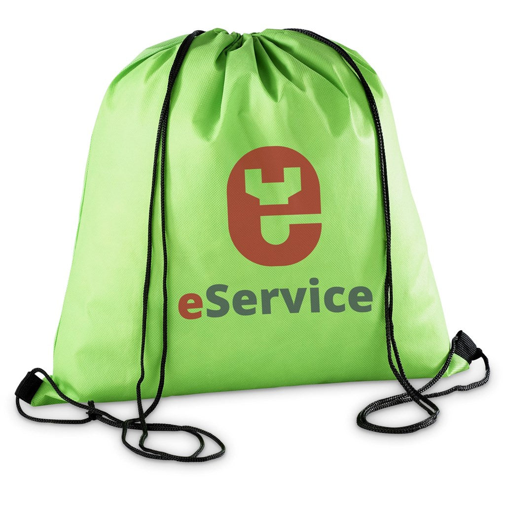 Altitude Whitefield Non-Woven Drawstring Bag LIME