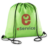 Altitude Whitefield Non-Woven Drawstring Bag LIME