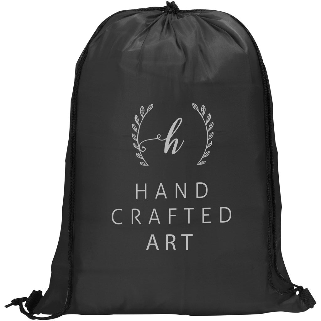 Altitude Daily 190T Drawstring Bag BLACK