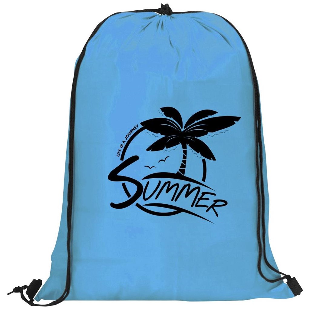 Altitude Daily 190T Drawstring Bag CYAN