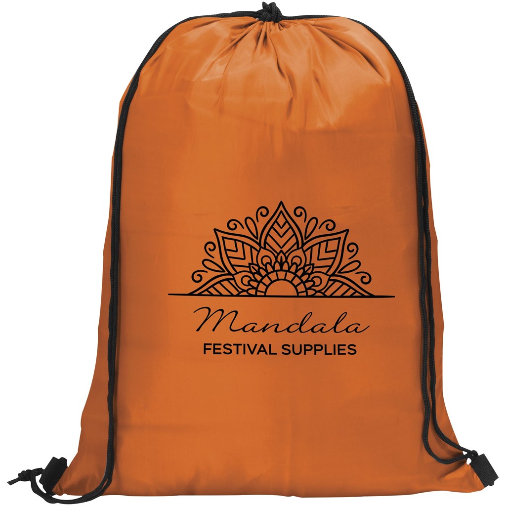 Altitude Daily 190T Drawstring Bag ORANGE