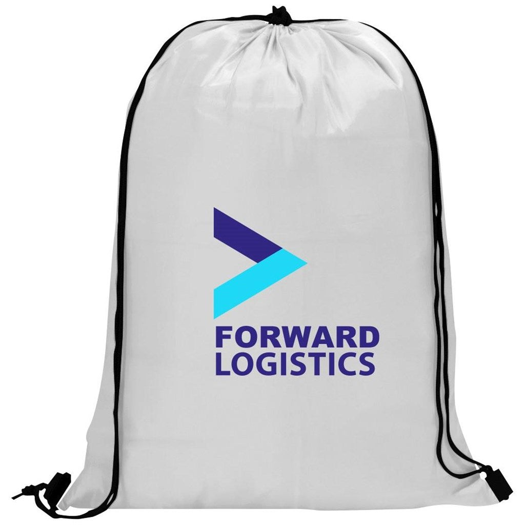 Altitude Daily 190T Drawstring Bag SOLID WHITE