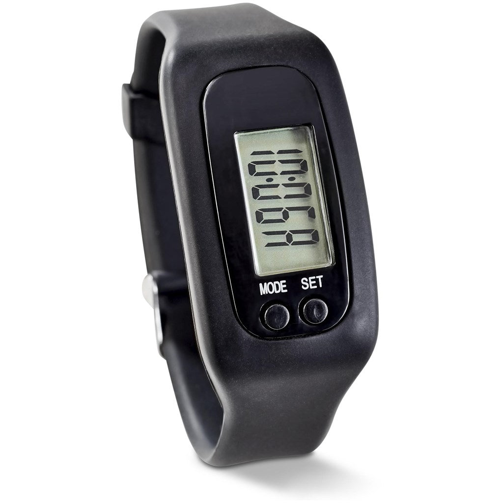 Altitude Strider Pedometer Watch BLACK