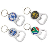 Altitude Chevron Dome Bottle Opener Keyholder SILVER