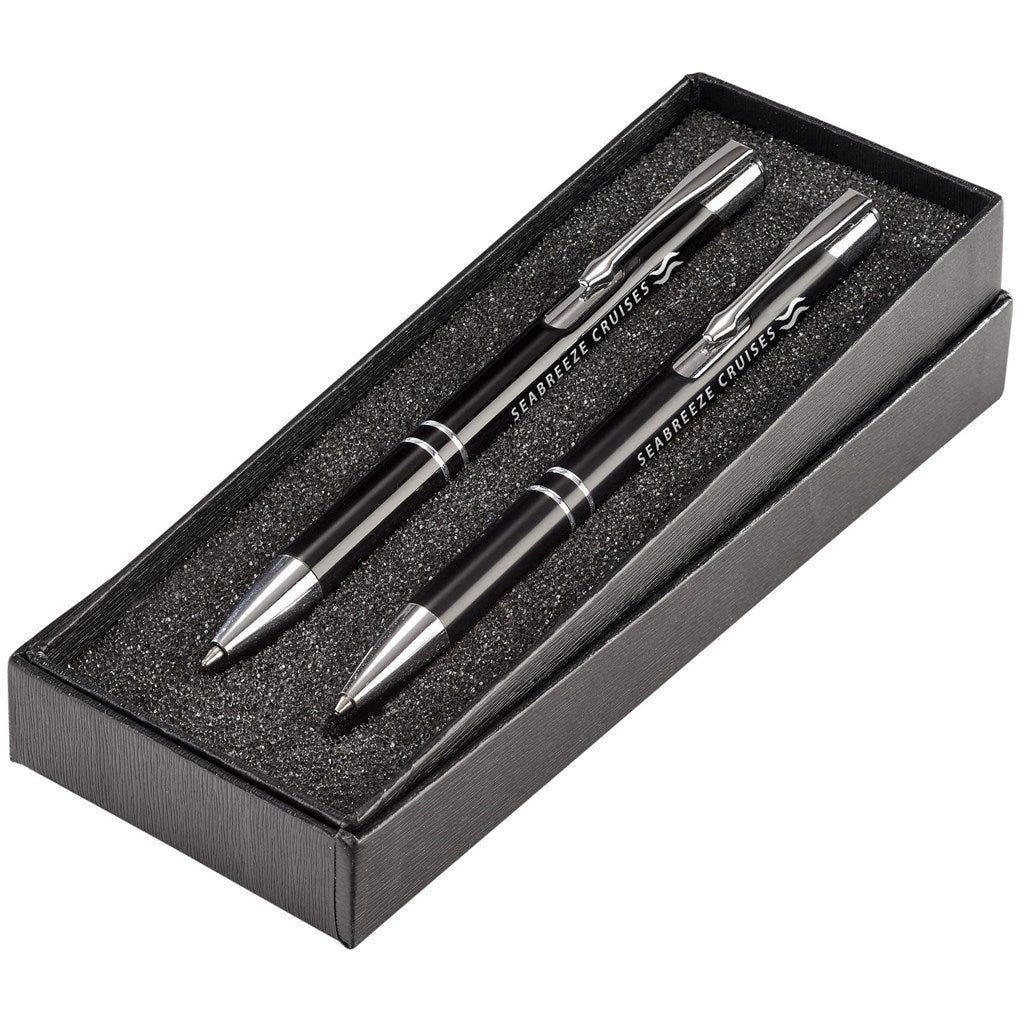Altitude Armada Ball Pen & Pencil Set BLACK