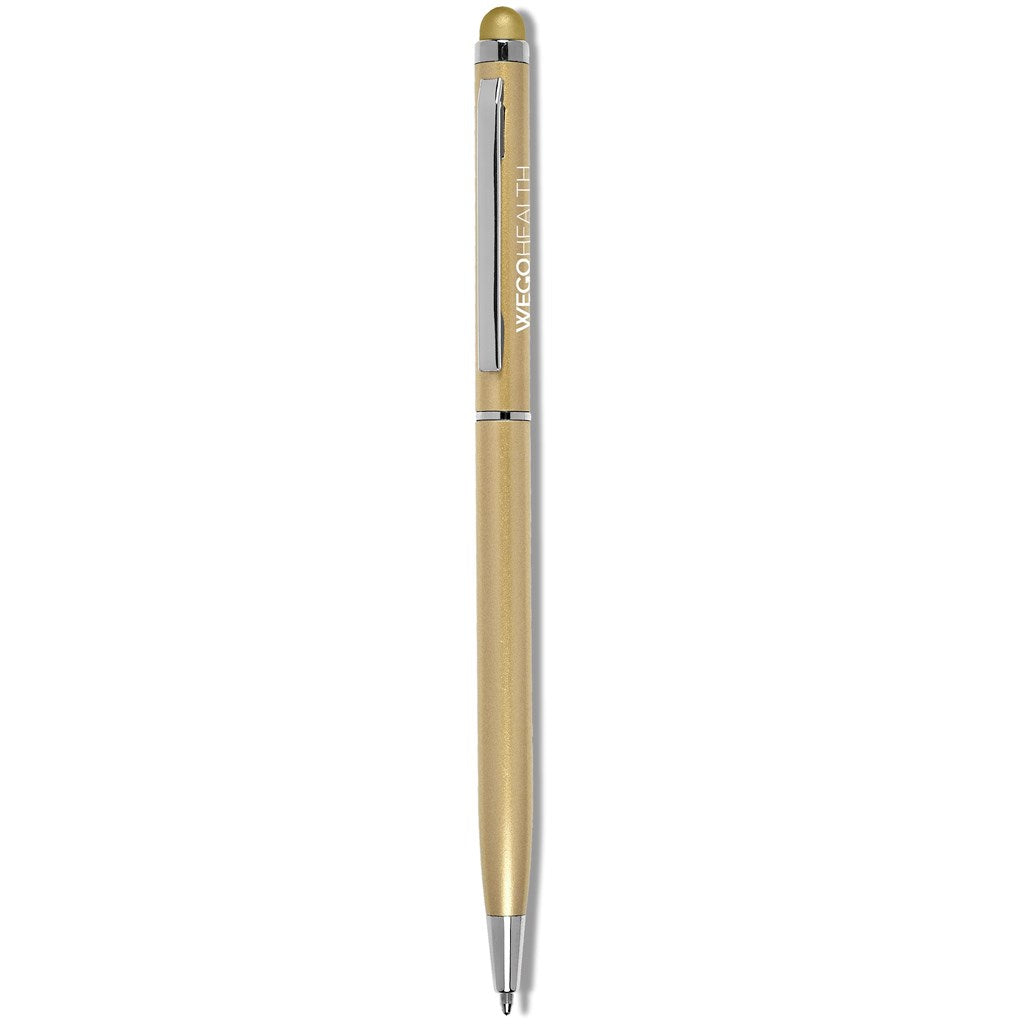 Altitude Hamptons Slim Stylus Ball Pen GOLD