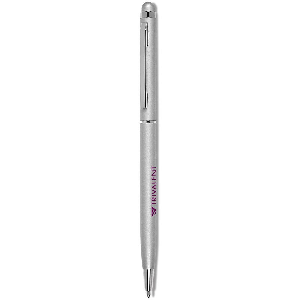 Altitude Hamptons Slim Stylus Ball Pen SILVER