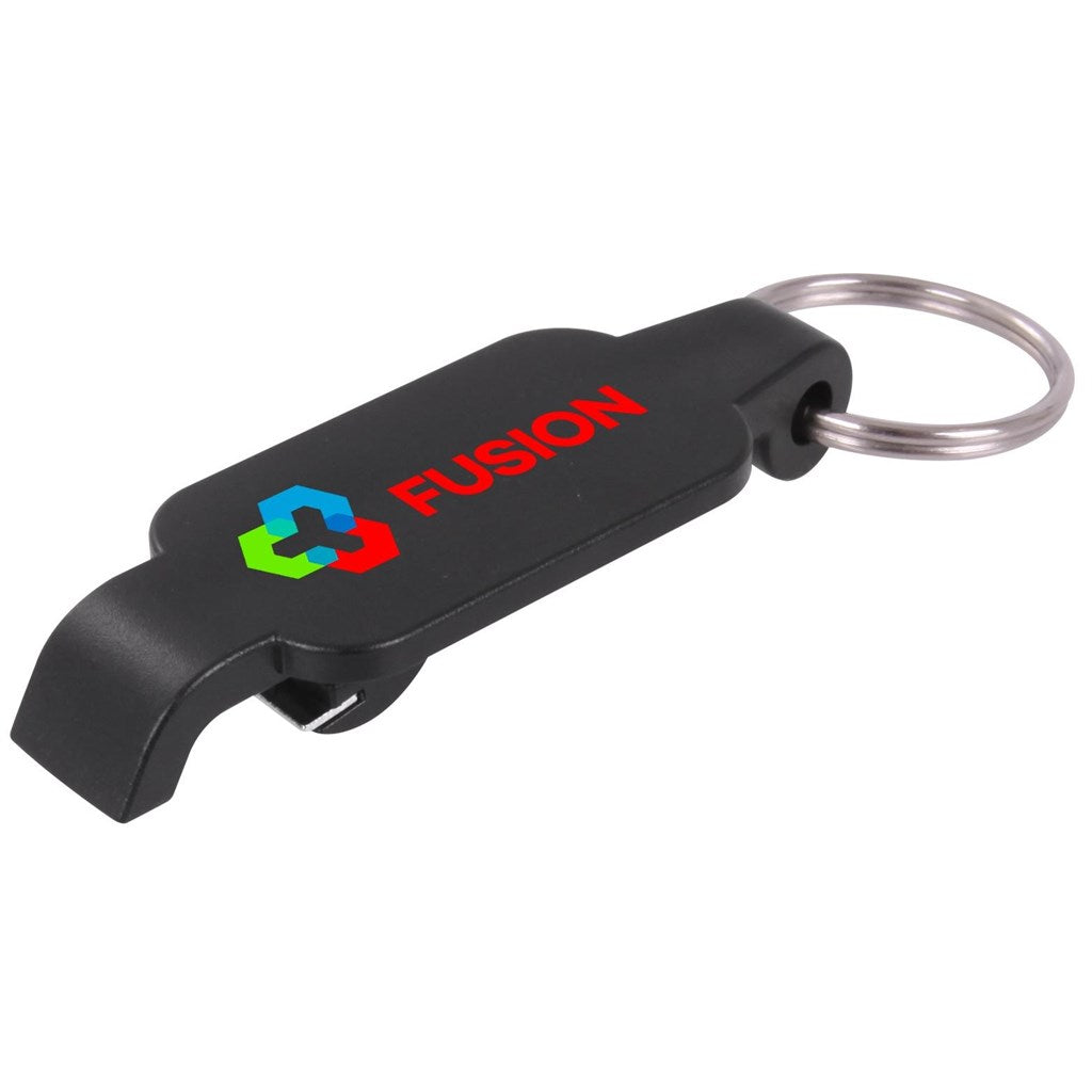 Altitude Pop Bottle Opener Keyholder BLACK