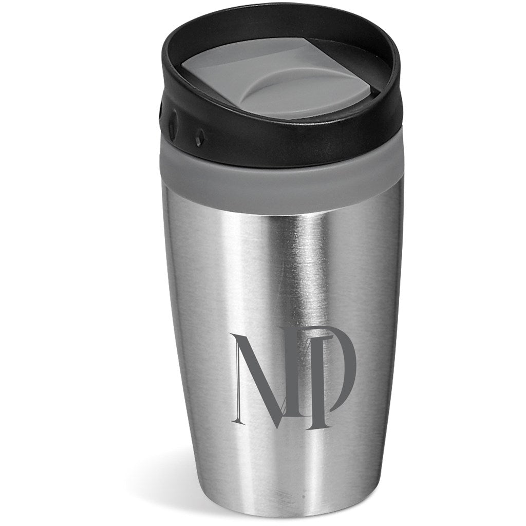 Altitude Vienna Stainless Steel & Plastic Double-Wall Tumbler - 300ml GREY