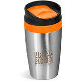 Altitude Vienna Stainless Steel & Plastic Double-Wall Tumbler - 300ml ORANGE