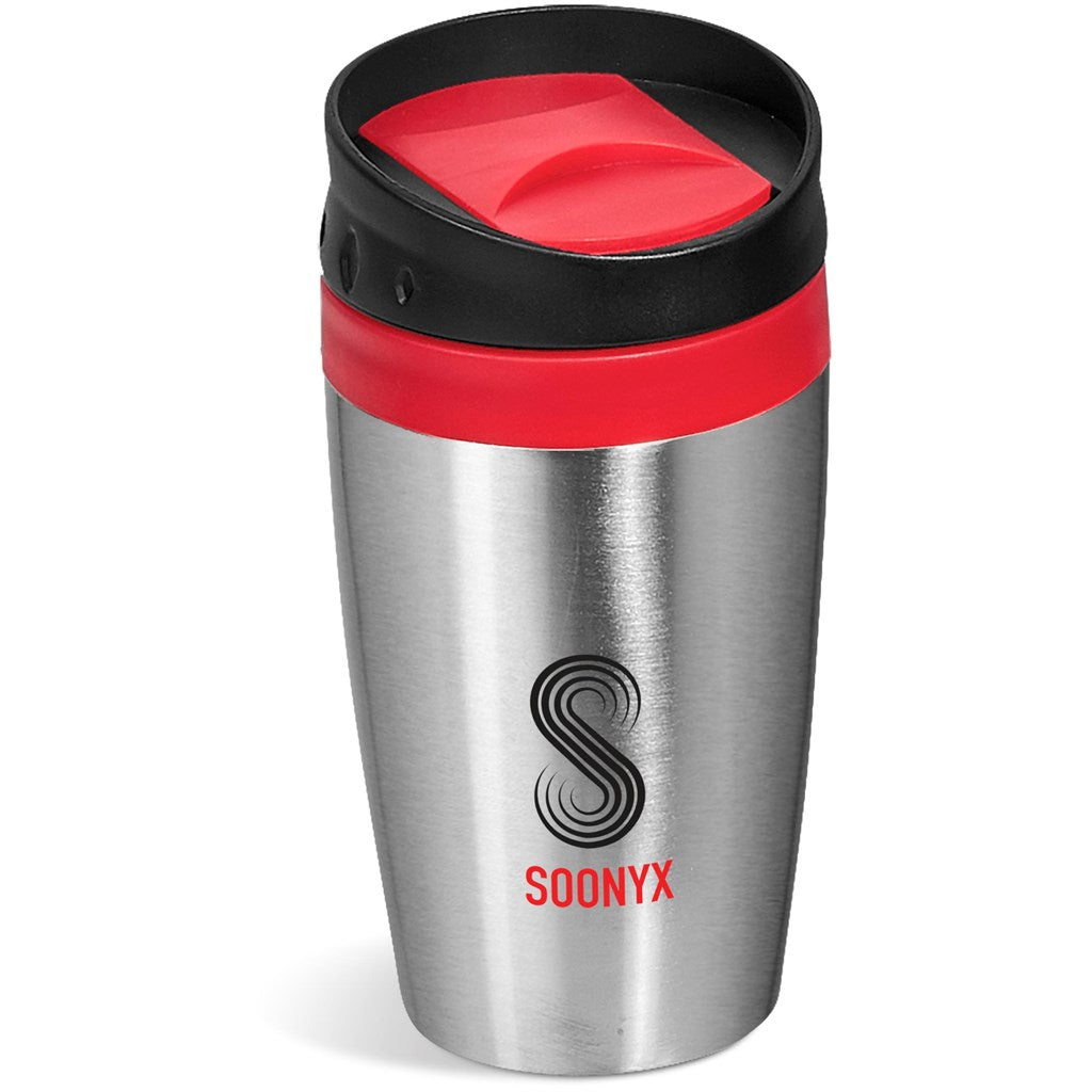 Altitude Vienna Stainless Steel & Plastic Double-Wall Tumbler - 300ml RED