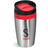 Altitude Vienna Stainless Steel & Plastic Double-Wall Tumbler - 300ml RED