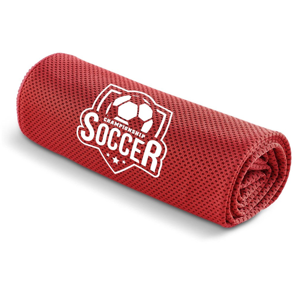 Altitude Chill Cooling Sports Towel RED