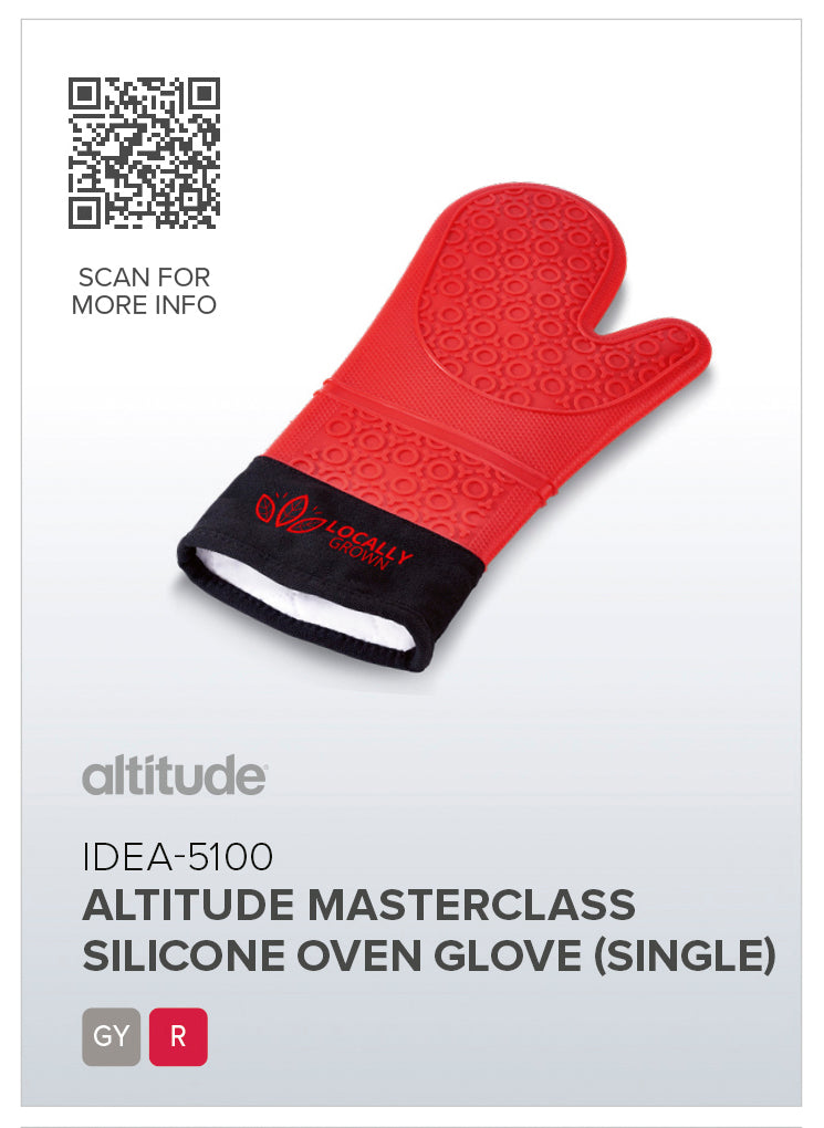 Altitude Masterclass Silicone Oven Glove (Single) - Red