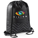 Altitude Waverly Non-Woven Drawstring Bag BLACK