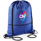 Altitude Waverly Non-Woven Drawstring Bag BLUE