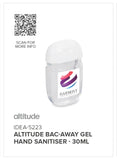 Altitude Bac-Away Gel Hand Sanitiser - 30ml