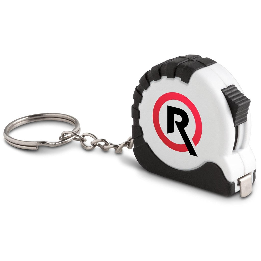 Altitude Surveyor Tape Measure Keyholder - 1 Metre SOLID WHITE