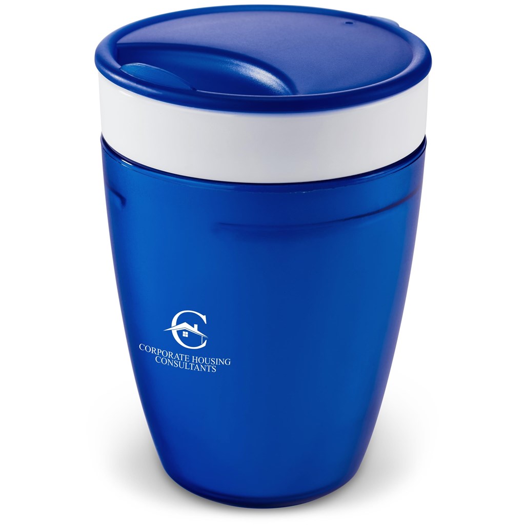 Altitude Manhattan Plastic Double-Wall Tumbler - 300ml BLUE