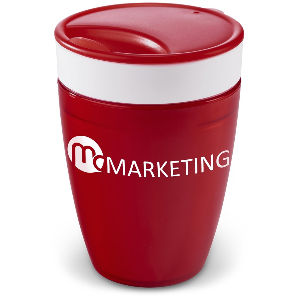 Altitude Manhattan Plastic Double-Wall Tumbler - 300ml RED