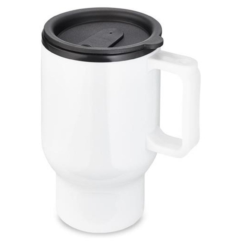 Altitude Whimsy Plastic Double-Wall Mug - 430ml SOLID WHITE