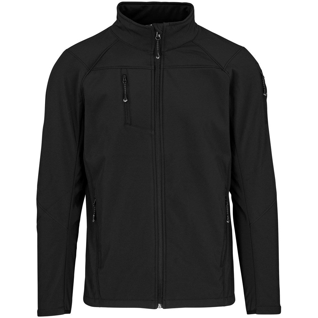Mens Alex Varga Elysium Softshell Jacket BLACK