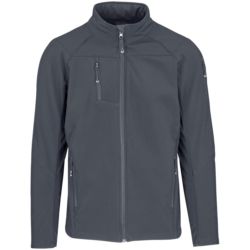 Mens Alex Varga Elysium Softshell Jacket CHARCOAL