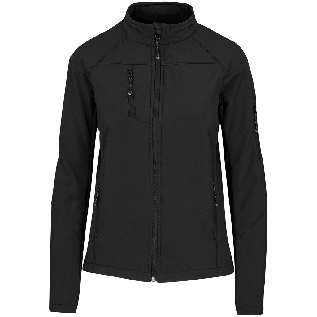 Ladies Alex Varga Elysium Softshell Jacket BLACK