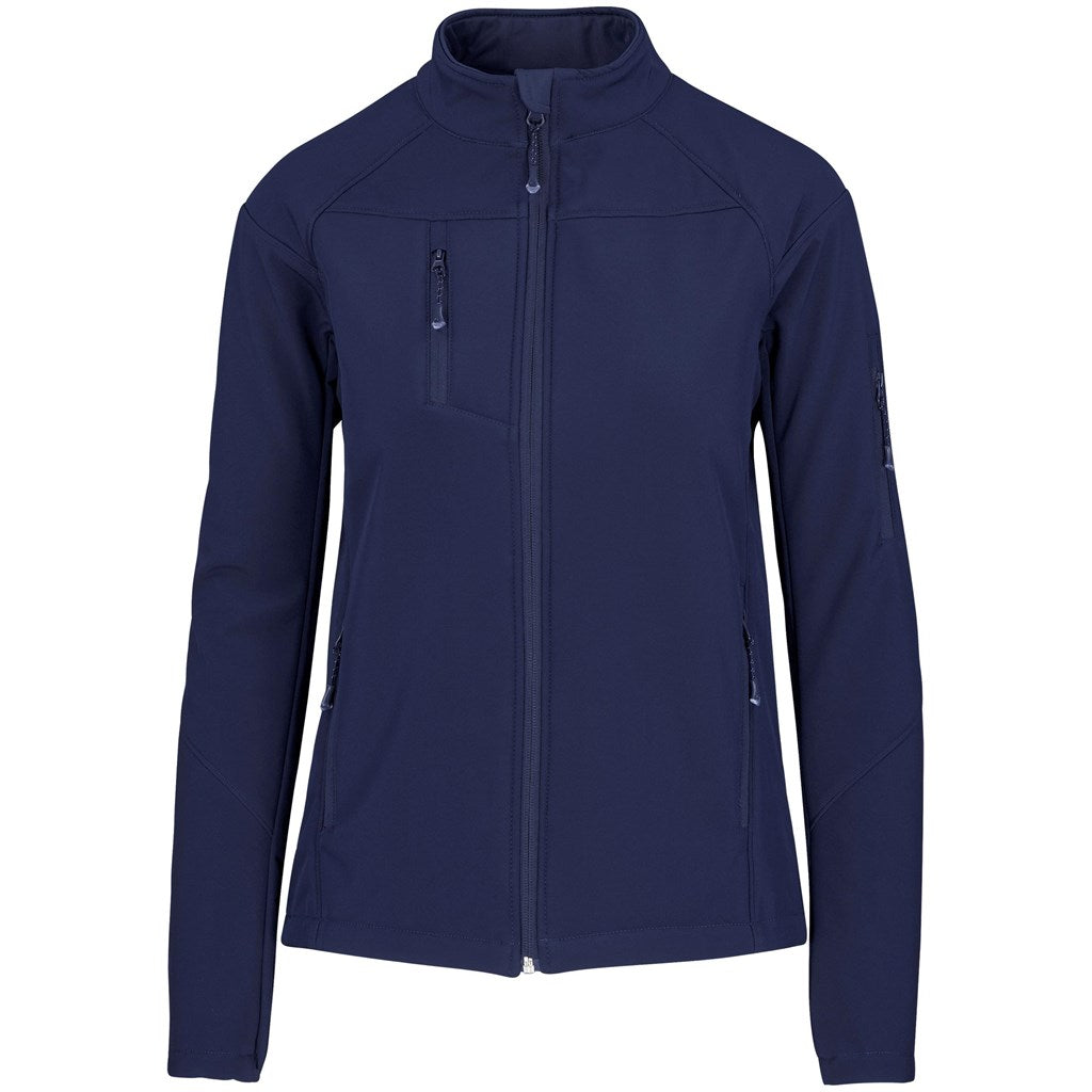 Ladies Alex Varga Elysium Softshell Jacket NAVY
