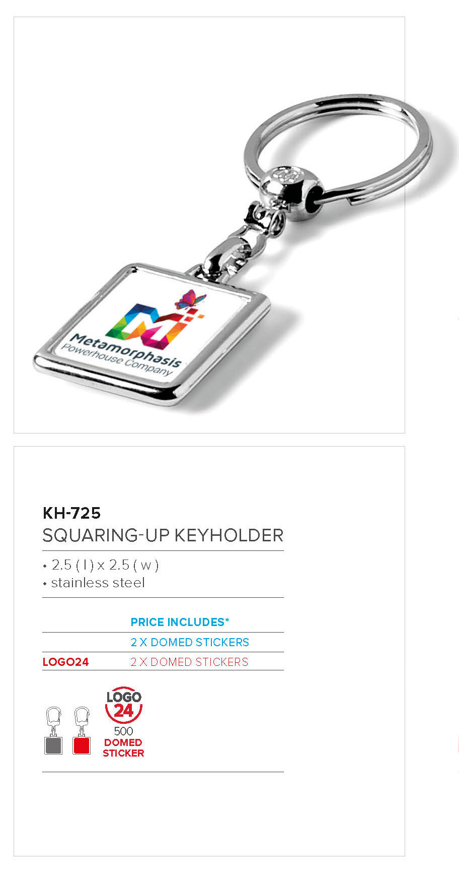 Altitude Squaring-Up Dual-Dome Keyholder