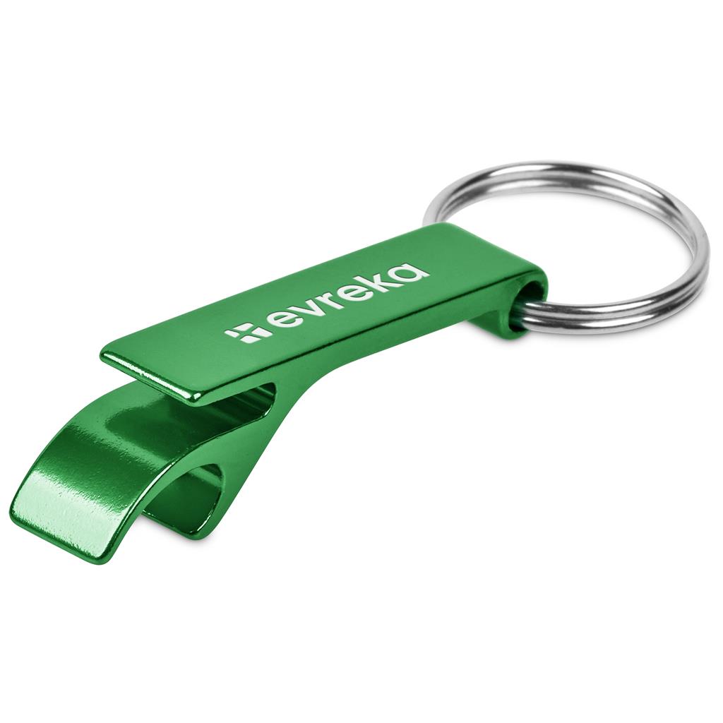 Altitude Tango Recycled Aluminium Bottle Opener Keyholder GREEN