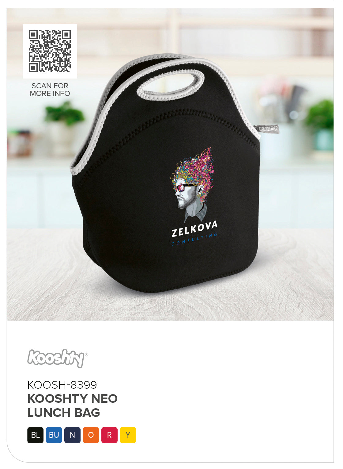 Kooshty Neo Lunch Bag - Yellow