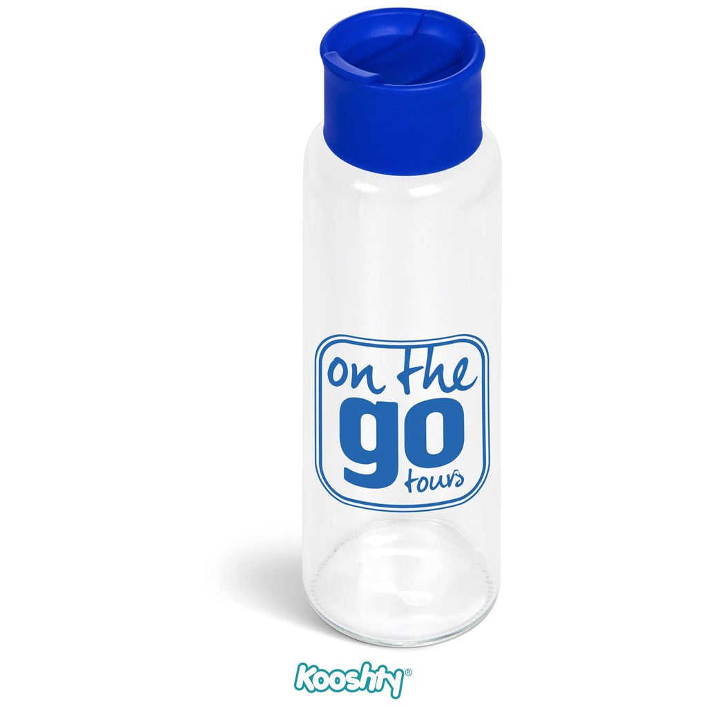 Kooshty Boost Glass Water Bottle - 700ml BLUE